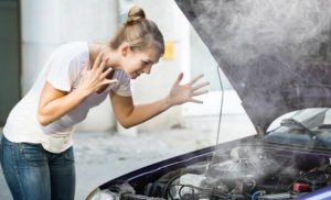 What should I do if the car overheats?